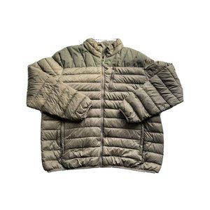 Hawke & Co. Sport Men's Size XXL~ Full Zip Quilted Packable Puffer Jacket~ Green